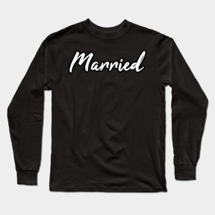 just married tshirts for couples - Valentine Day Long Sleeve T-Shirt